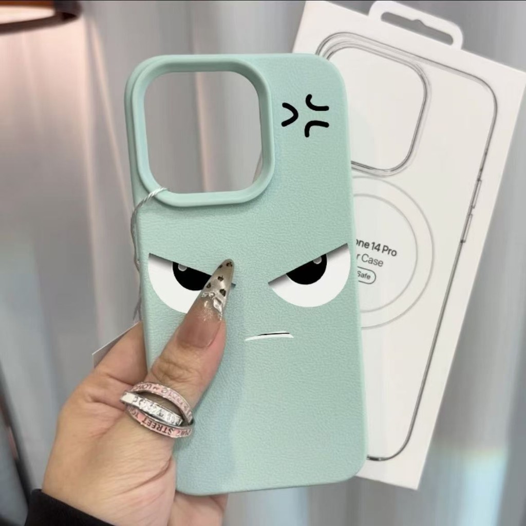 สําหรับ IPhone 11 Pro Max X XR XS Max IPhone 7 Plus 8 Plus 12 Pro Max 13 Pro Max 14 Pro Max 15 Pro Max Angry Eyes เคสโทรศัพท์
