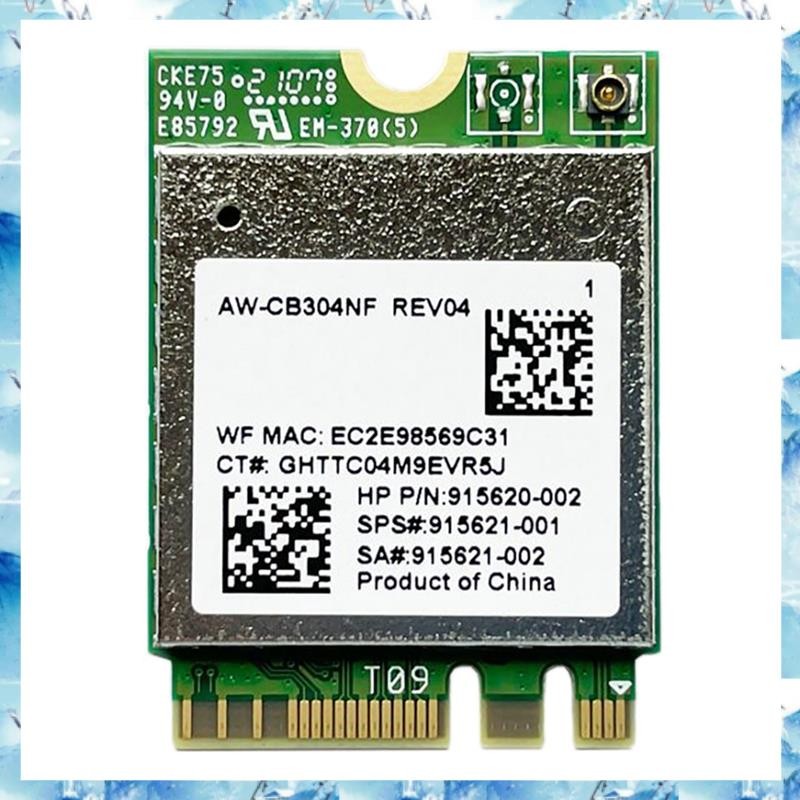 Chasoedivine.th # AW-CB304NF RTL8821CE การ์ดเครือข่ายไร้สาย 2.4G/5G Dual Band Bluetooth 4.2 433Mbps 802.11AC แล็ปท็อป IPC การ์ดเครือข่าย