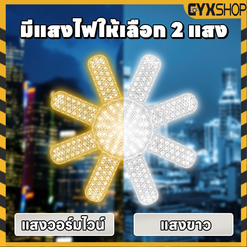 สินค้าใหม่ หลอดไฟ LED Bulb หลอดไฟไดมอนด์  ทรงใบพัด ไฟร้านอาหาร ไฟตลาดนัด E27ซุปเปอร์สว่าง - รูปที่ 3