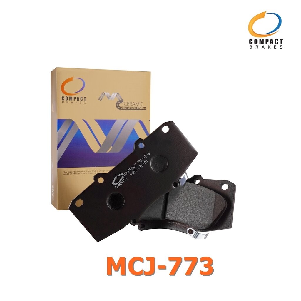 ผ้าเบรคคู่หน้าสำหรับ ISUZU DMAX 1.9, 3.0 SPARK, CAB4, SPACECAB ปี 2020-ON (ดีแมกตัวเตี้ย ปี 2020 ขึ้นไป) MCJ-773