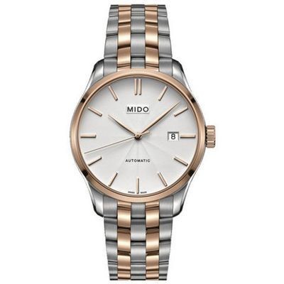 Mido Big Brand Pick-Up Leak [ใหม่] Mido Bruna นาฬิกาข้อมือผู้ชายกลไกอัตโนมัติ M024.407.16.033.00