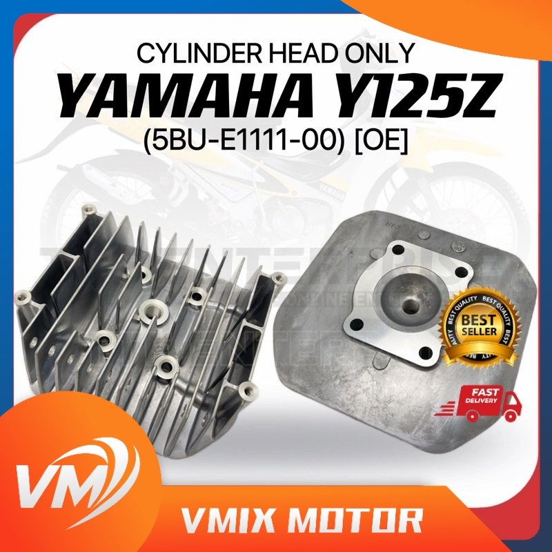 YAMAHA Y125Z CYLINDER HEAD ONLY [OE] (5BU-E111-00) Y125 Z TUPAI