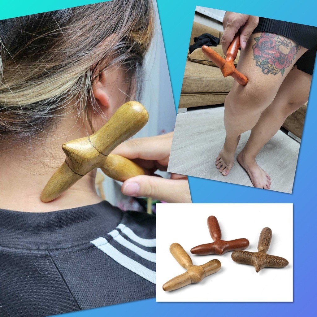 💢 ไม้นวด ทรงค้อน กดจุด ไม้นวดเท้า ฝ่าเท้า ไม้กดจุด นวด คอ บ่า ไหล่ มือ แก้ปวดเมื่อย สปา กัวซา คลายกล้ามเนื้อ ไม้แท้ 💢 - รูปที่ 6