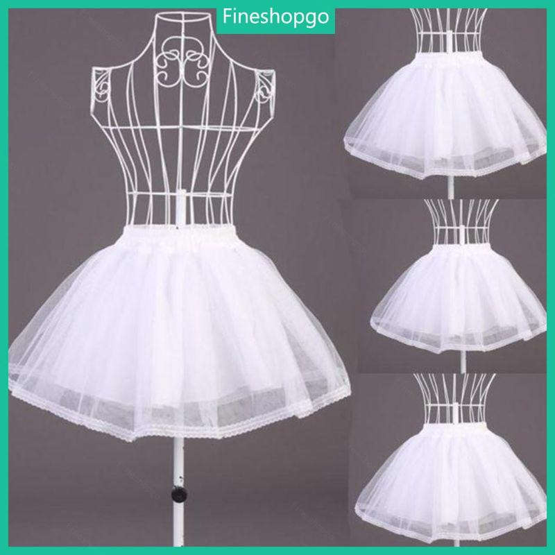 Elegant Crinoline Underskirt Baroque White Petticoat Skirt for Bridal Gowns Wear