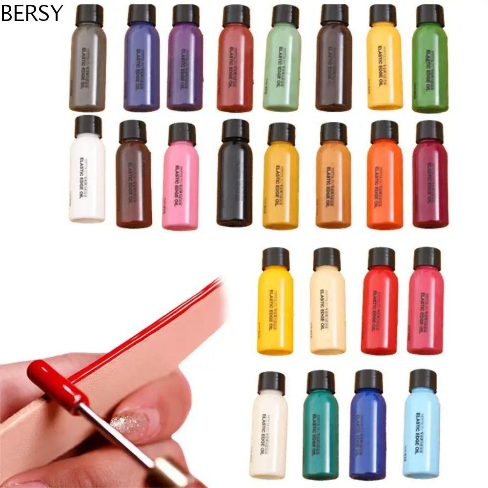 Besy หนังขอบสีน้ํามัน, Dye Dressing 30ml หนังขอบน้ํามัน Finishing Agent, ขอบหนัง Finish Supplies สีสันเสื้อหนังขอบรองเท้า Pigment กระเป๋าเข็มขัด