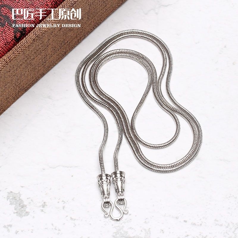 สร้อยข้อมือพร้อมพระเครื่อง Amulet โซ่แบบงู สำหรับสร้อยคอผู้ชายและผู้หญิง FPL23