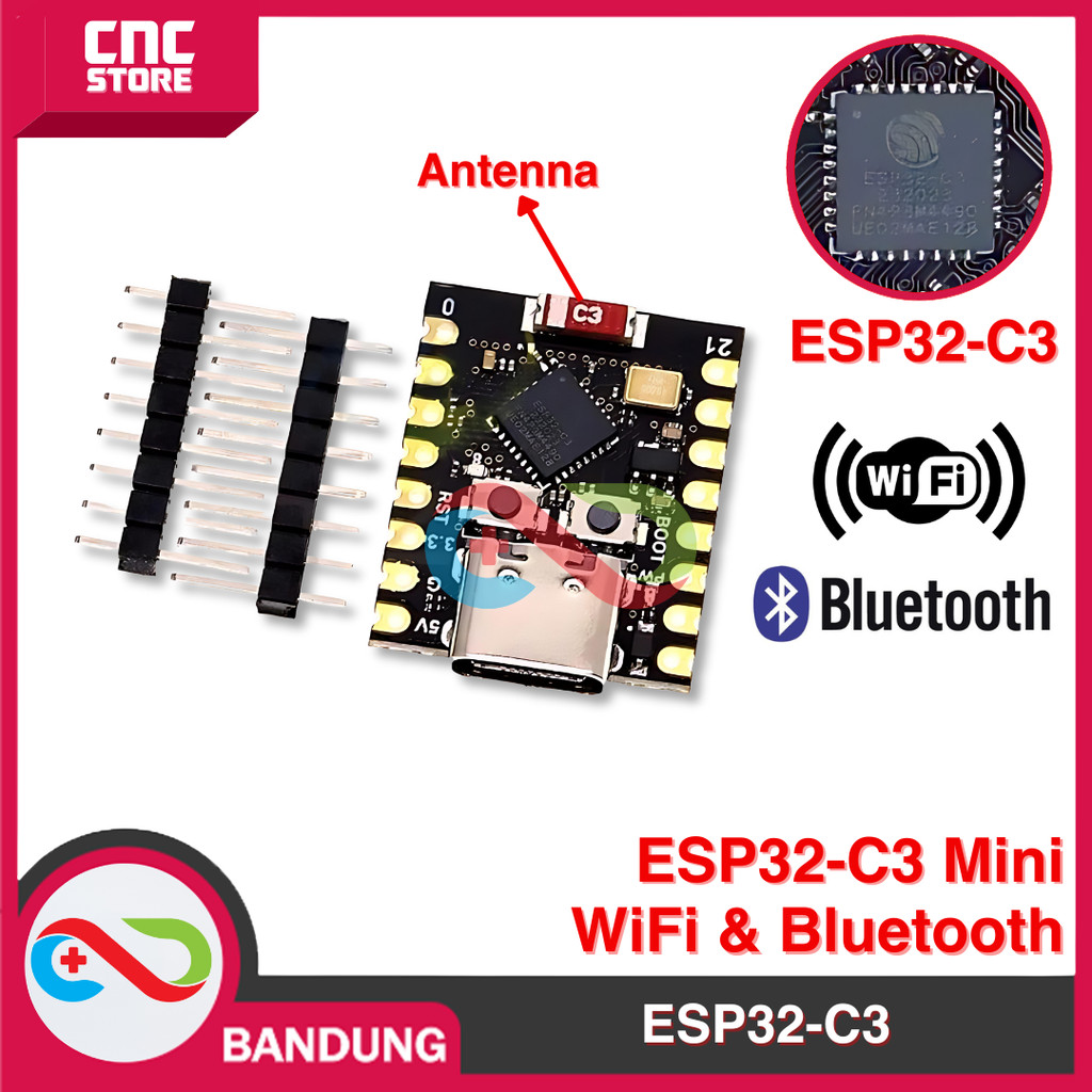 ESP32-C3 Super Mini / Pro Mini / Zero / OLED / Pro Mini / แผ่นฐาน – โมดูล WiFi 6 & Bluetooth BLE 5.0