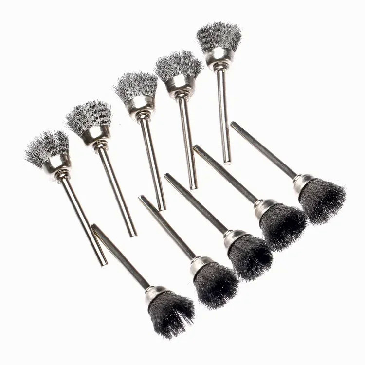 50pc Dremel Accessories 3*15mm Steel Wire Cup Brush Rotary Brushes Rotary tool for mini drill burr d