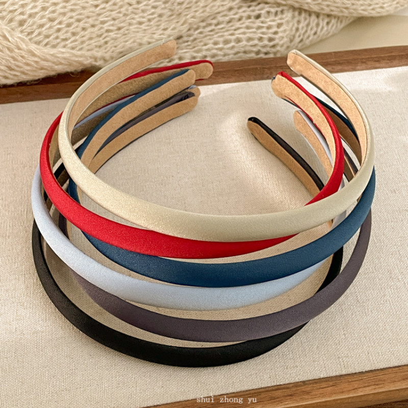 Simple Candy Color Thin Hair Hoop ผู้หญิง Sweet Hradband เครื่องประดับผม