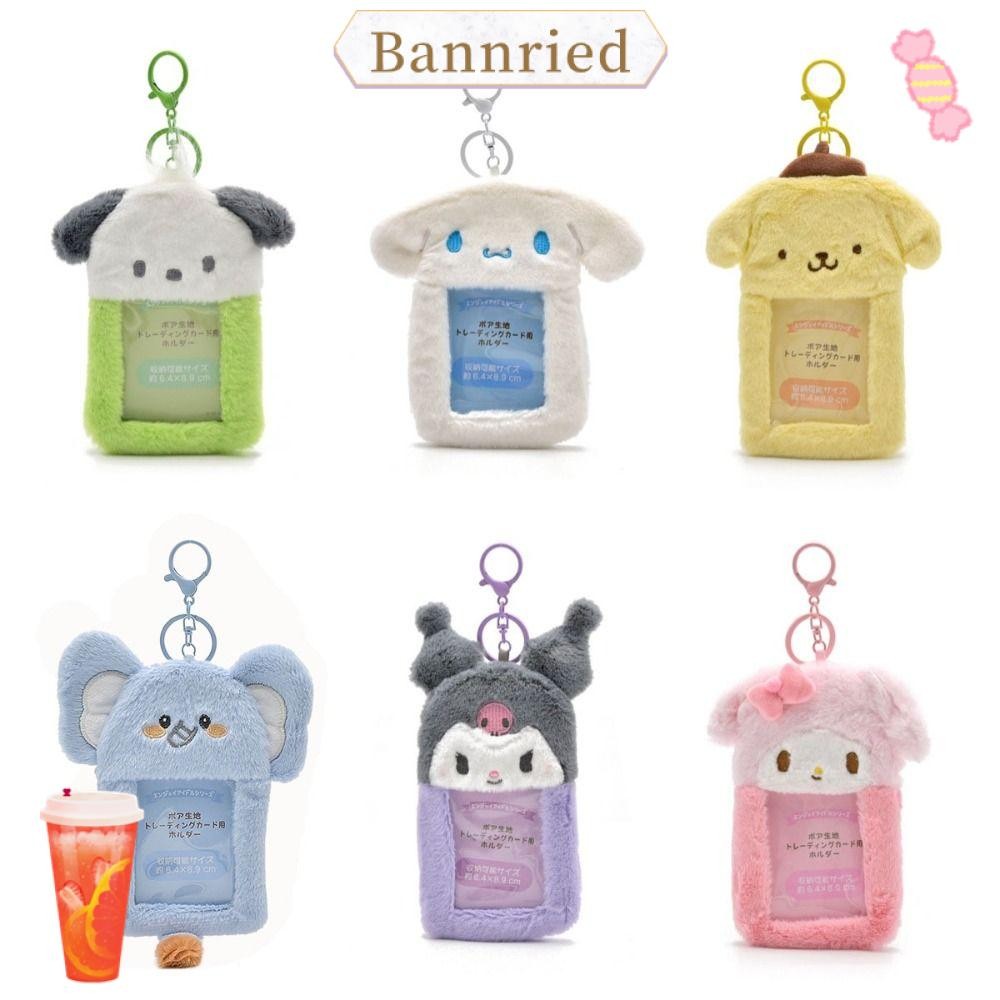 Bannriedsg989 Photocard Holder,ตุ๊กตาพร้อมพวงกุญแจจี้Kpop Idol Photo Sleeve,Kawaiiป้องกันการ์ตูนเครื่องเขียนโรงเรียนนักเรียนID Card Cover