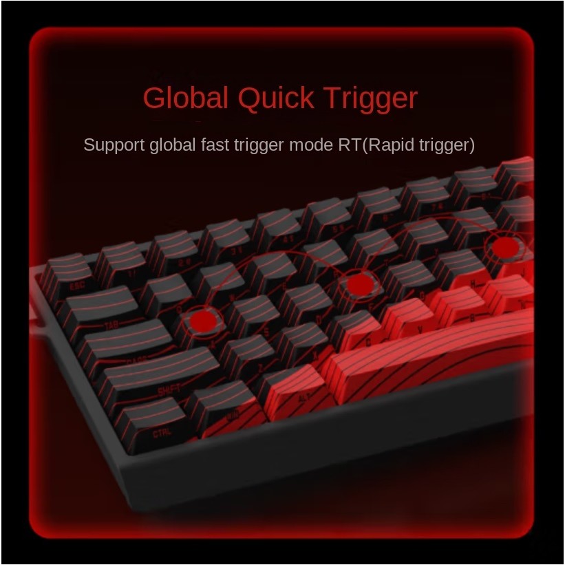 Madcatz MAD 60 HE สวิตช์แม่เหล็กแบบมีสาย คีย์บอร์ดเชิงกลแบบถอดเปลี่ยนได้ร้อน