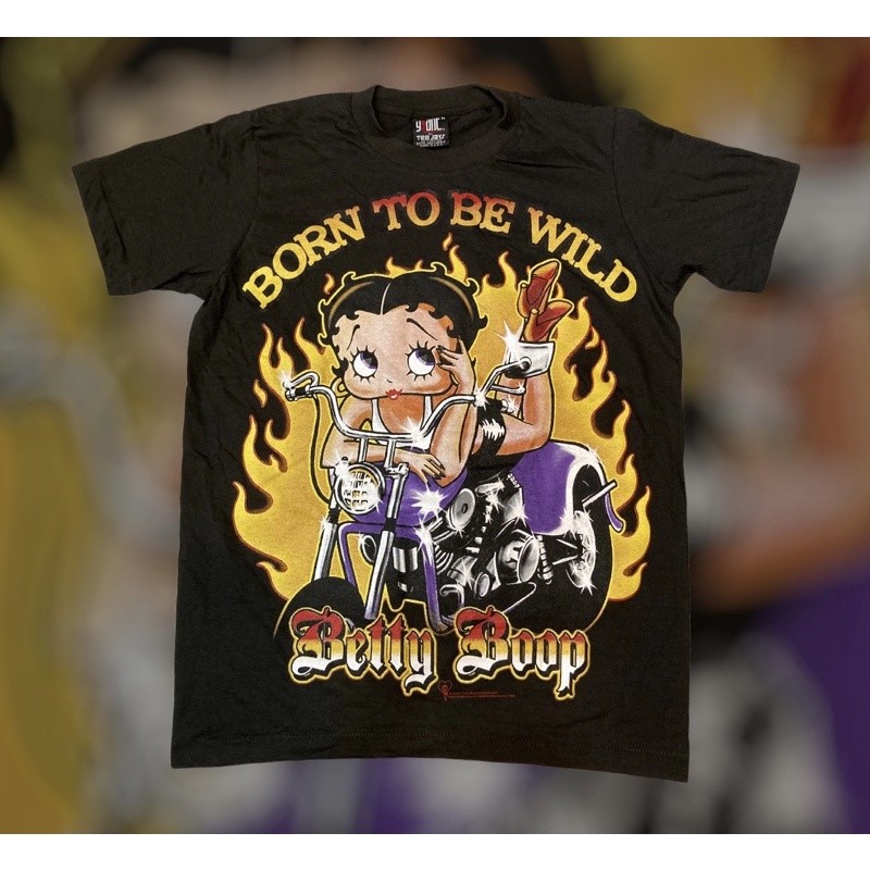 แฟชั่นใหม่ล่าสุด เสื้อ Ovp ลายการ์ตูน BETTY BOOP สไตล์ปี90sSize S-5XL