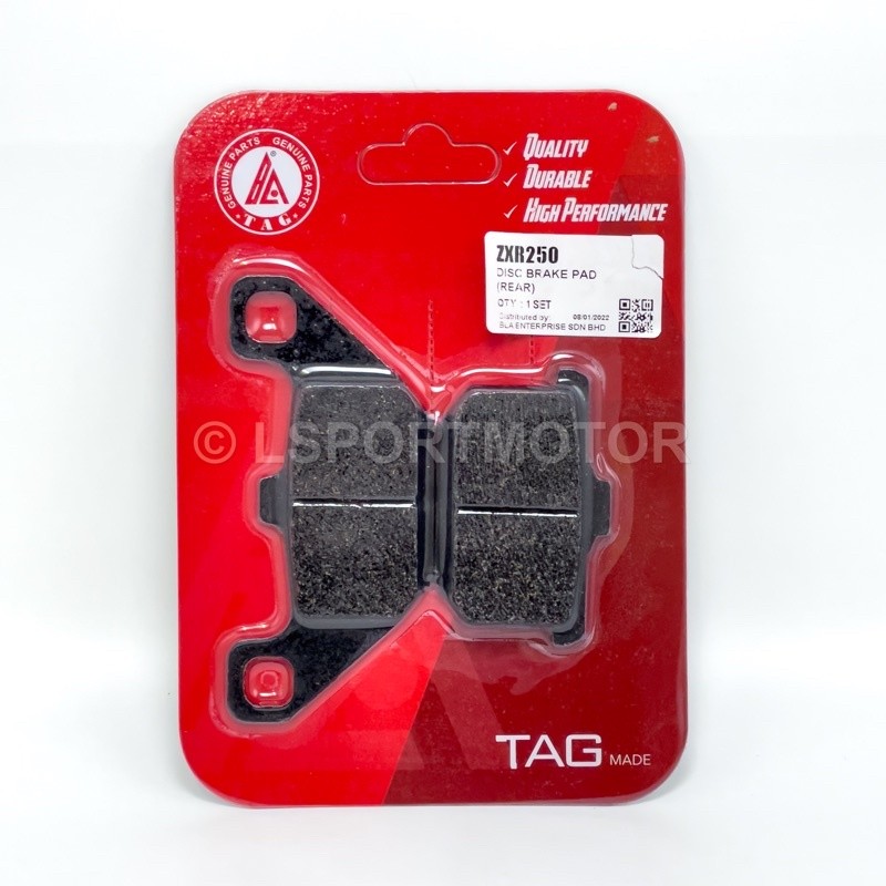KAWASAKI ZXR250 ผ้าเบรคแผ่นดิสก์ (ด้านหลัง) ZXR 250 คาลิเปอร์ผ้าเบรค LINING PAD BREAK DISC PAD