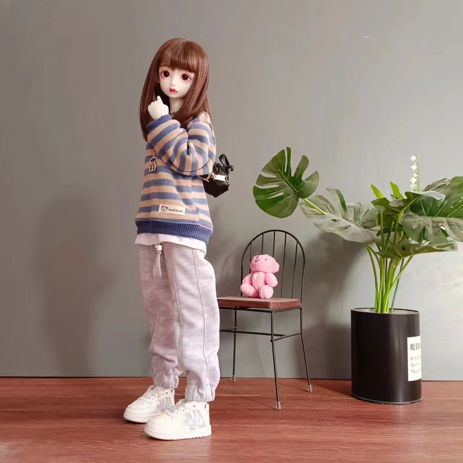 Bjd1/3,1/4,1/5,1/6เสื้อผ้าตุ๊กตาฤดูใบไม้ร่วงและฤดูหนาวชุดกีฬาสันทนาการ Ye Luoli Sportswear