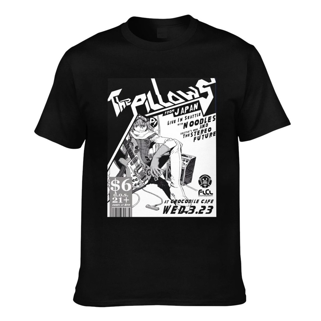 Dmn Black Flcl The Live Pillows Mens Cool Tshirt เสื้อผ้าแฟชั่น