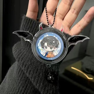 ปีศาจแองเจิลปีกตราฝาครอบป้องกันโปร่งใสกับระฆังอะนิเมะอุปกรณ์…