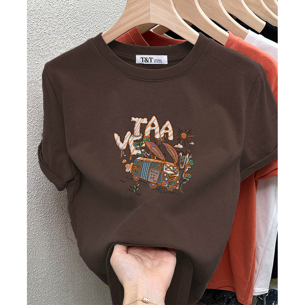 (จัดส่งตลอด 24 ชั่วโมง）OOOK Official เสื้อยืด คอกลม ผ้าฝ้าย ทรงหลวม โอเวอร์ไซซ์ สไตล์วินเทจ 8 สี ไซซ์ S-3Xl