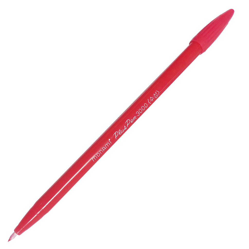 Monami ปากกาสีน้ำ พลัส เพน-3000 0.4 มม. สีปะการัง