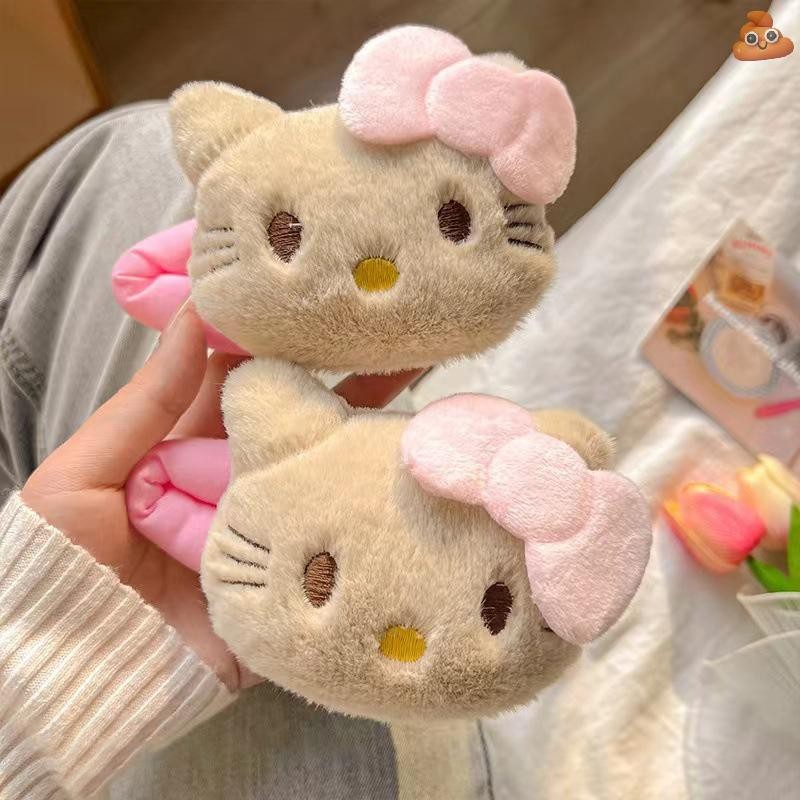 [LO] ขนาดใหญ่ Hello Kitty Hairpin BB คลิปผม Claw Sanrio Kuromi Plush ผมหัก Bangs คลิปหวานน่ารักฤดูใบไม้ร่วงฤดูหนาวอุปกรณ์เสริมผม TH