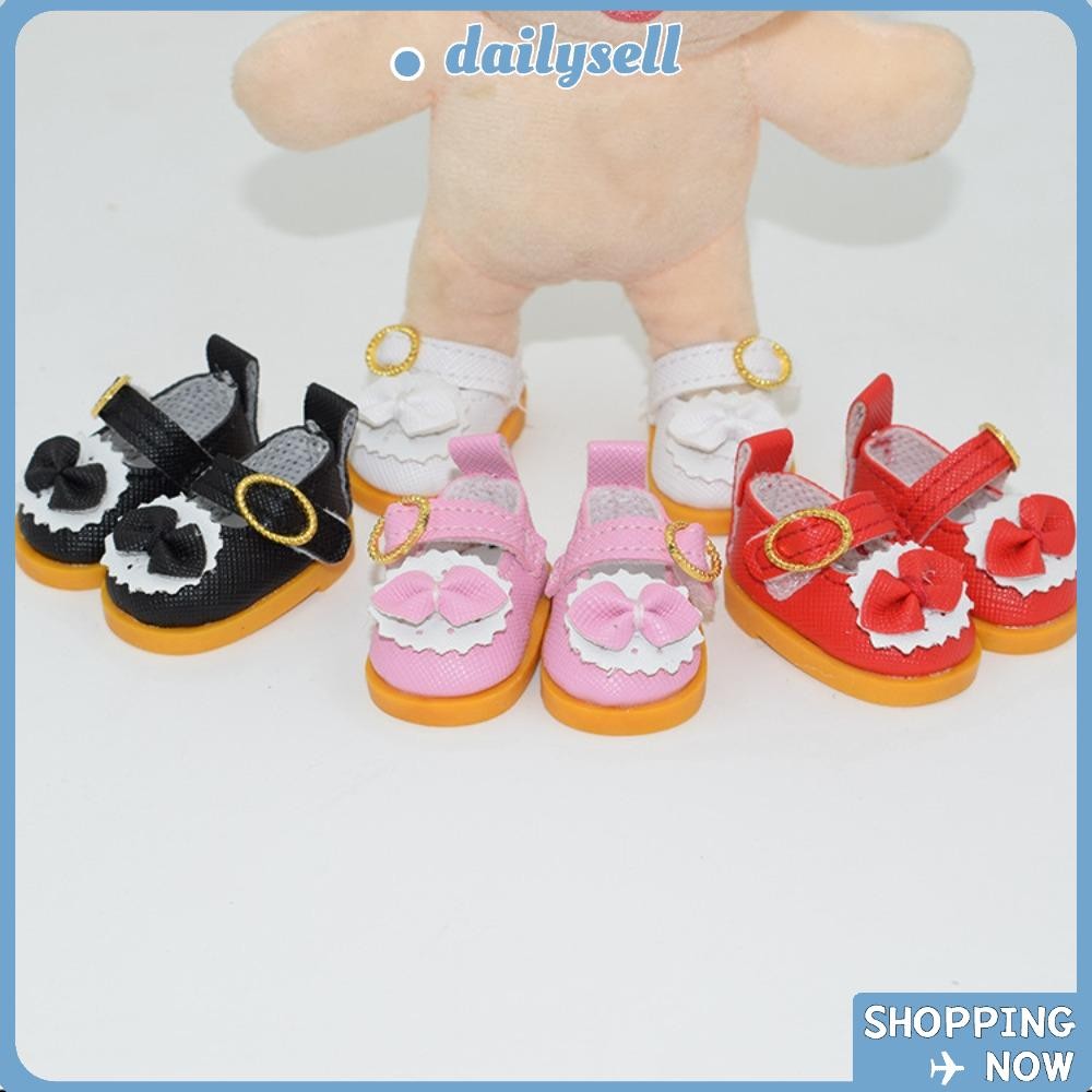รองเท้าตุ๊กตา DAILY, Bow Knot 4.5 ซม. Labubu รองเท้า, หลายสไตล์ DIY เปลี่ยนตุ๊กตาอุปกรณ์เสริมสําหรับ Labubu