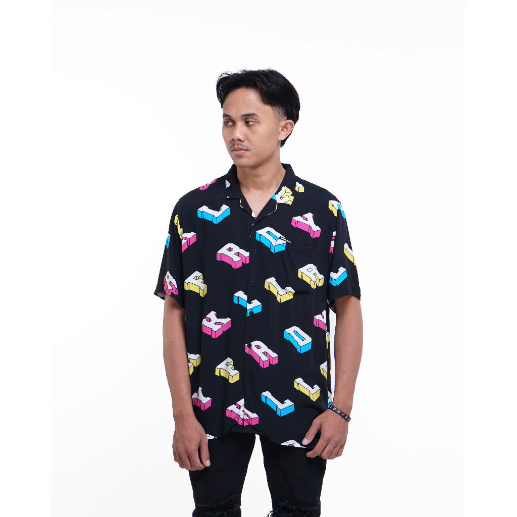 KAMEJA FRIDAY KILLER SHIRT | ANTI VOWEL BLK SH