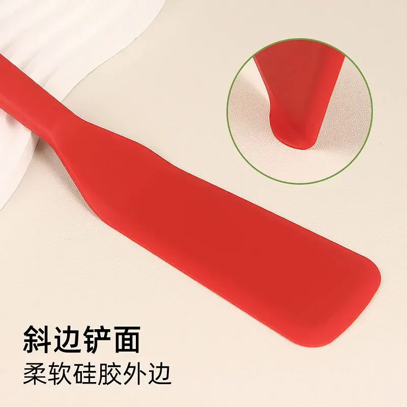 Silicone Kitchenware Non-stick Pan Small Frying Spatula Kitchen Heat Resistant Scone Spatula Steak S