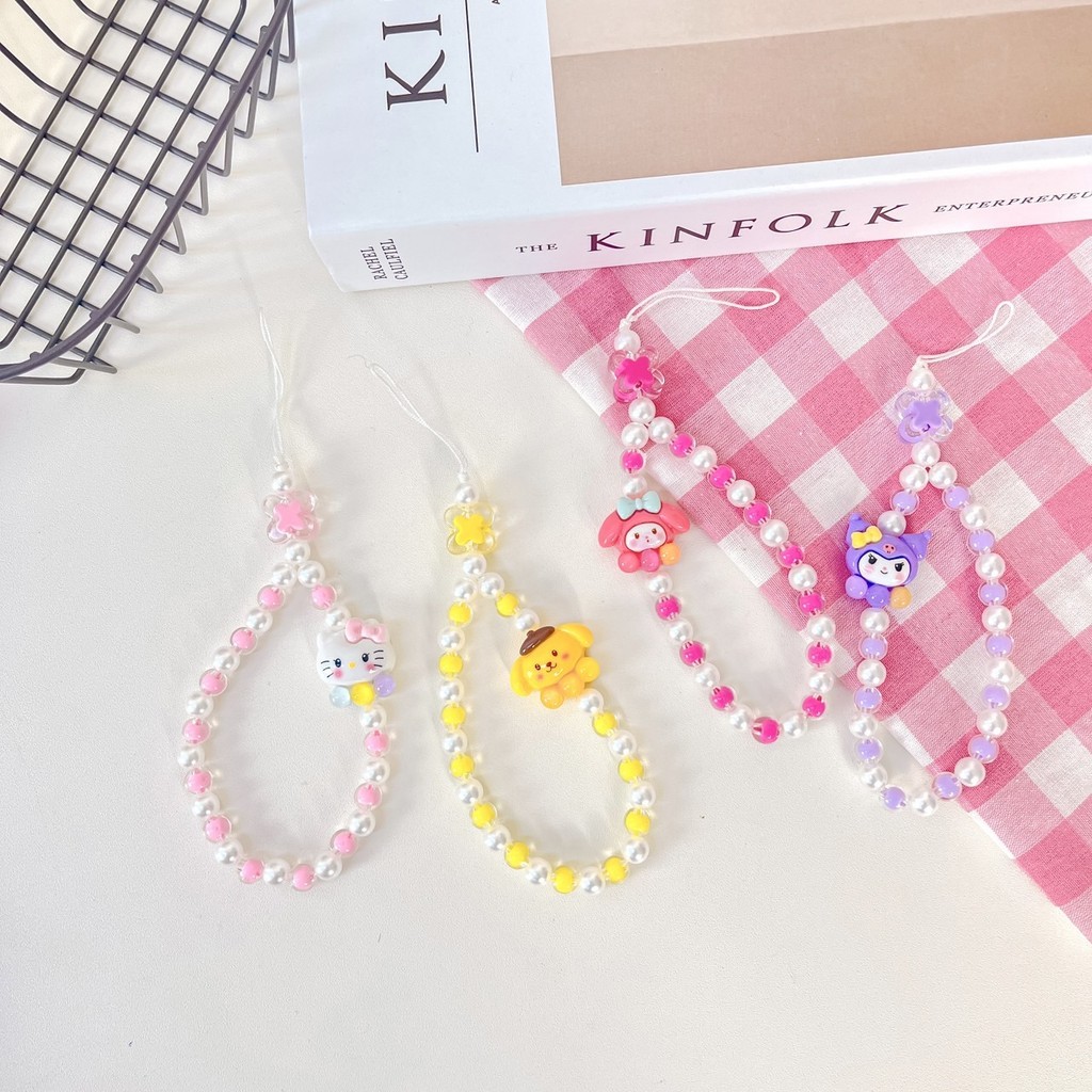 KCO-สายห้อยโทร์ศัพท์ แบบดอกไม้ ห้อยโทรศัพท์น่ารักๆ เก๋ๆ