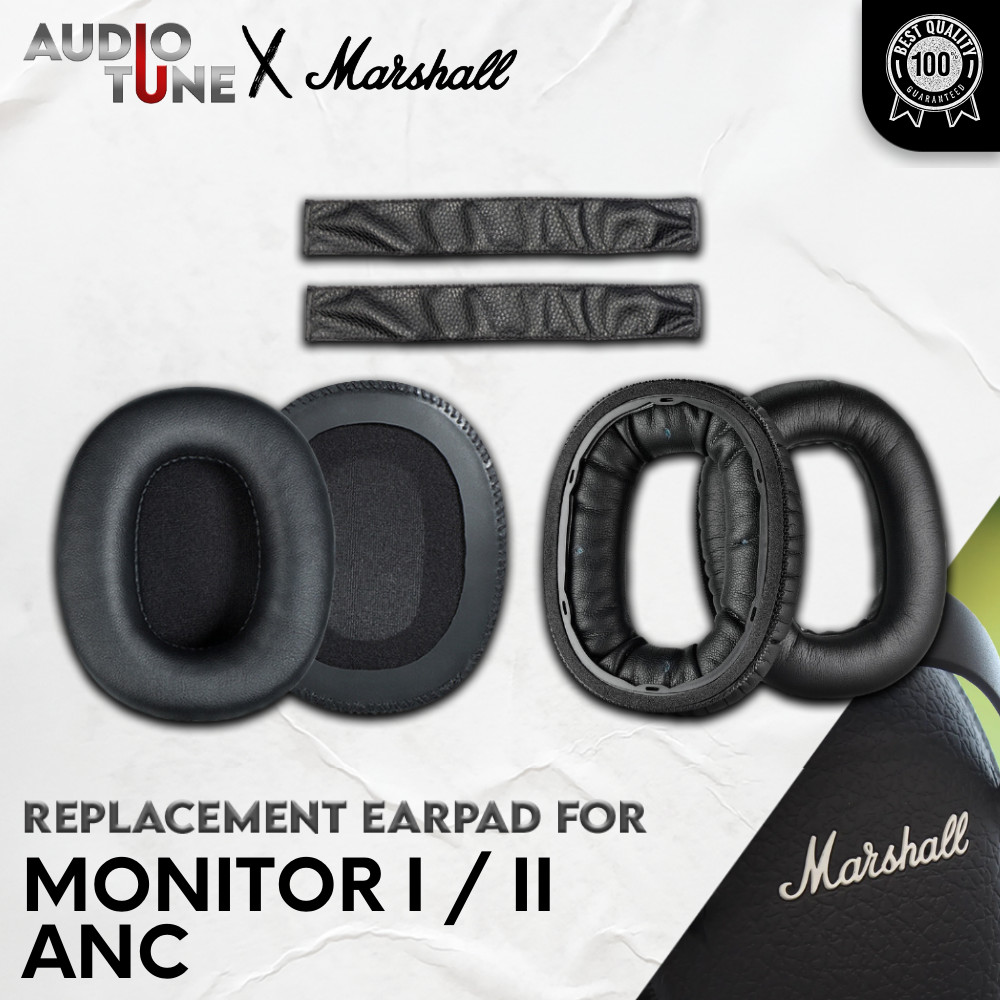 Earcup Earpad Ear Cushion Marshall Monitor I / II ANC Foam Foam Foam Pad ราคา ถูกที่สุด ดีลบีเคเค