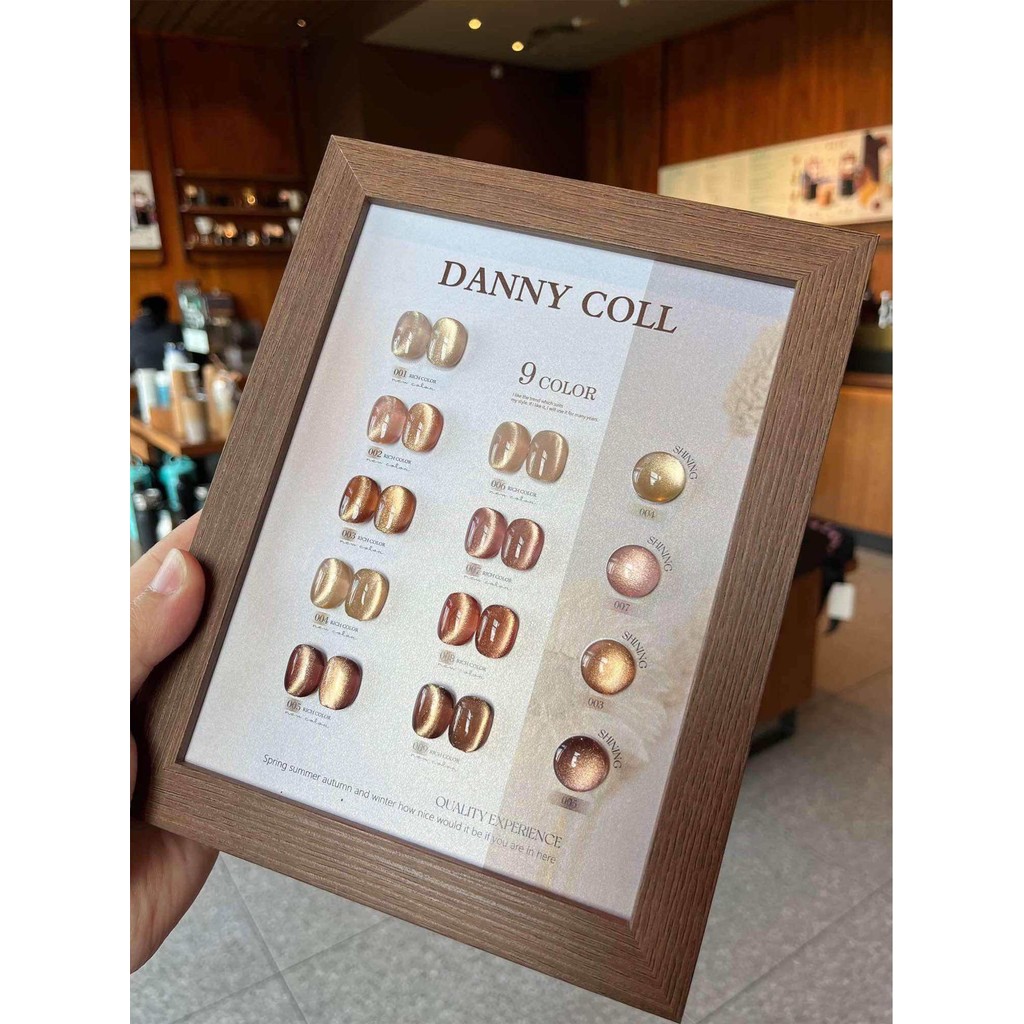 DANNY COLL Cat eye Brown N84 9สี มาใหม่ พร้อมชาร์จ ทำเล็บ