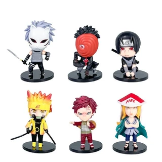 💥จัดส่งจากประเทศไทย💥6 ชิ้น/เซ็ต NARUTO คอสเพลย์ Itachi Sasuke Kakash Action รูปอะนิเมะ COD สต็อกตุ๊กตาของเล่นสําหรับเด็กของขวัญคอลเลกชันเครื่องประดับรถตกแต่งบ้านเค้กตกแต่ง Gacha Orochimar