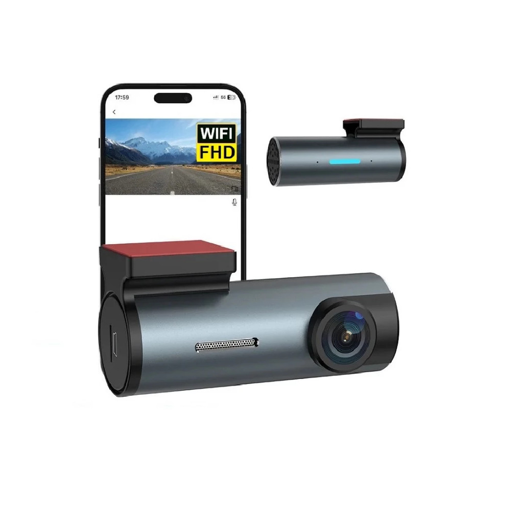 กล้องติดหน้ารถ Kawa C1 Pro 1080P Full HD แท้ Wi-Fi กลางคืนชัด (Night Mode) F1.6 มุมกว้าง 150 องศา