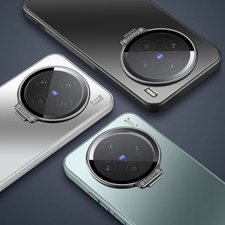 Luxury Matte ที่มองไม่เห็นเลนส์สําหรับ Vivo X300 Ultra X300 Pro X300S X200 Ultra X200 Pro X100 Ultra X100S X00 Pro V40 V30 V29 Pro กันกระแทก Hard ฝาหลัง