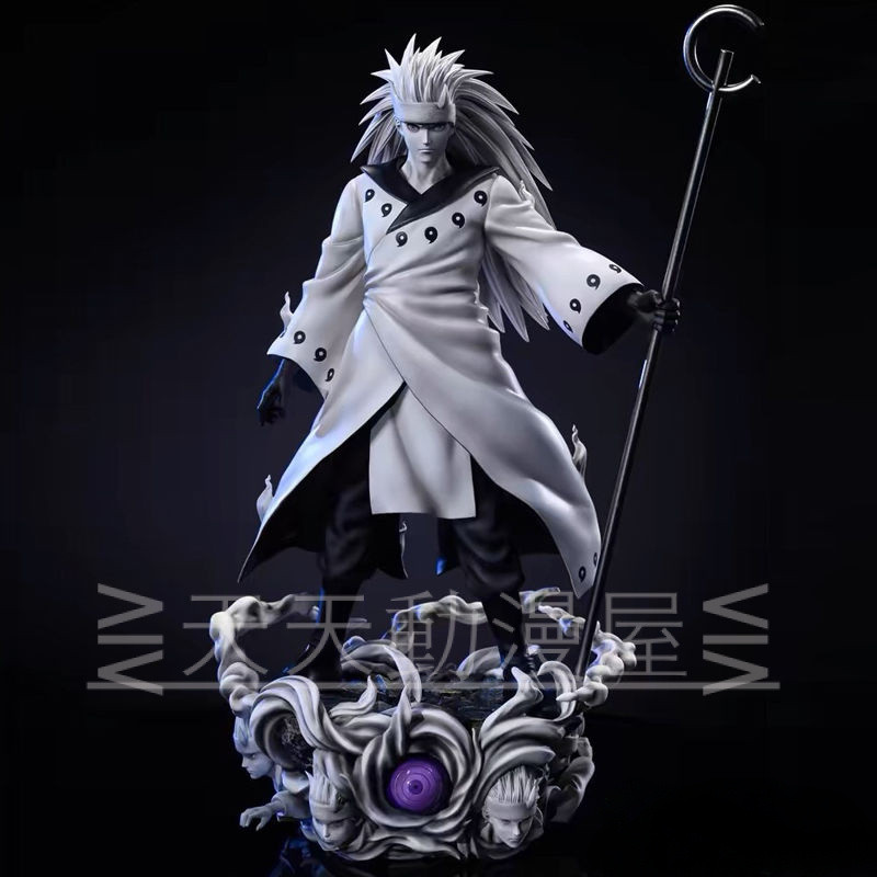 จัดส่งฟรี Naruto Model Giant Wave Door God Series อุจิวะมาดาระหกจุดอนิเมะตุ๊กตาอุปกรณ์ต่อพ่วงของขวัญกล่อง