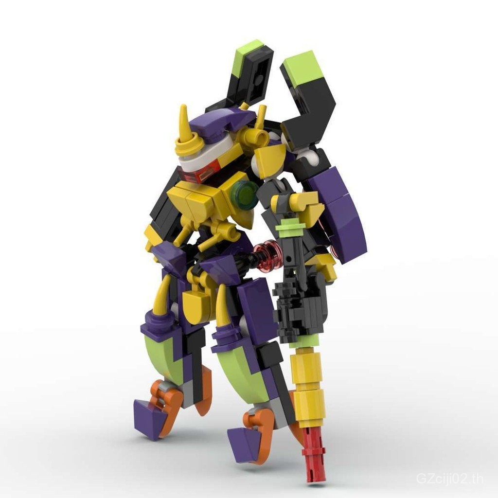 MOC ขนาดเล็ก Mecha ด้านนอกโครงกระดูกหุ่นยนต์ EVA Despair การศึกษาประกอบอาคารบล็อกของเล่นเครื่องประดั