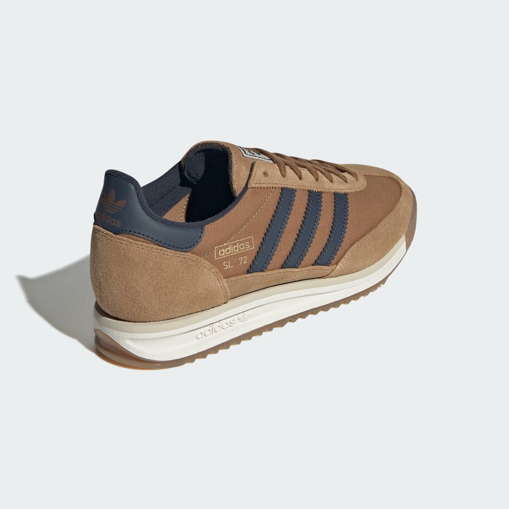 adidas ไลฟ์สไตล์ รองเท้า SL 72 RS ผู้ชาย สีน้ำตาล JR8770 - รูปที่ 4