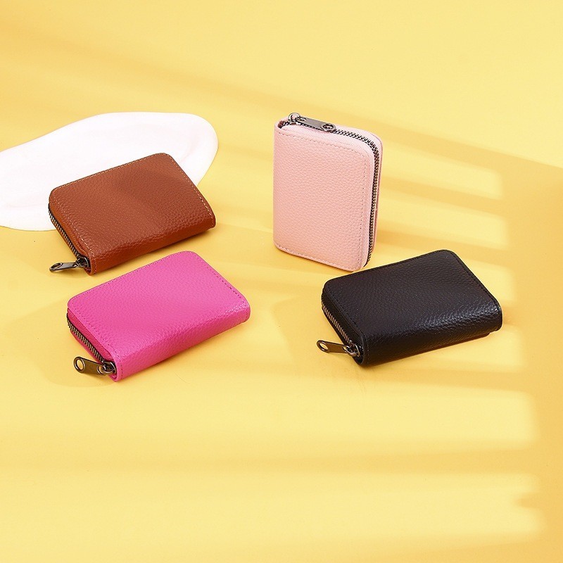 SS - MINI CARD WALLET ZIPPER MODEL 895 TONGUE KOREAN CARD WALLET