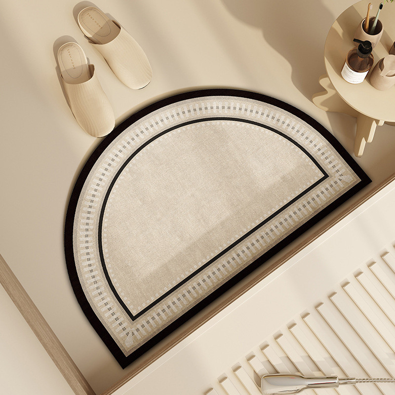 พรมห้องน้ํา 40X60CM พรมเช็ดเท้า ดูดซับน้ำเร็ว กันลื่นดีเยี่ยมวางหน้าห้องน้ำ ห้องครัว - รูปที่ 4