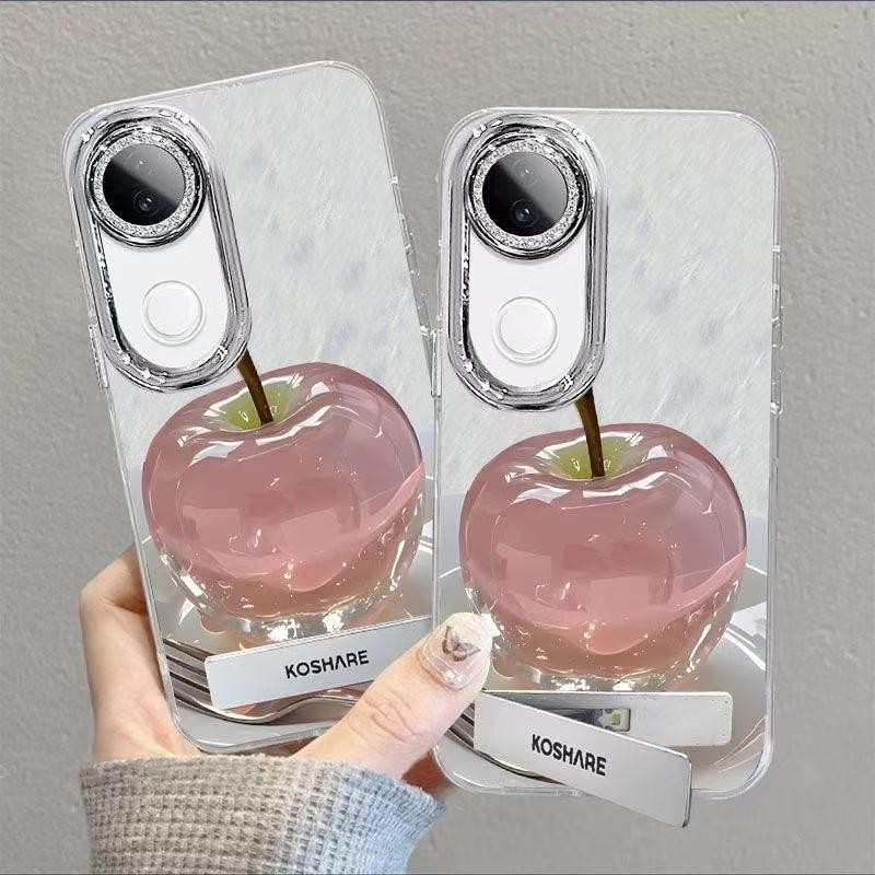 สําหรับ VIVO X200 FE 5G เคสน่ารัก Pearl Mirror เคสกันกระแทกสําหรับนักเรียนหญิง