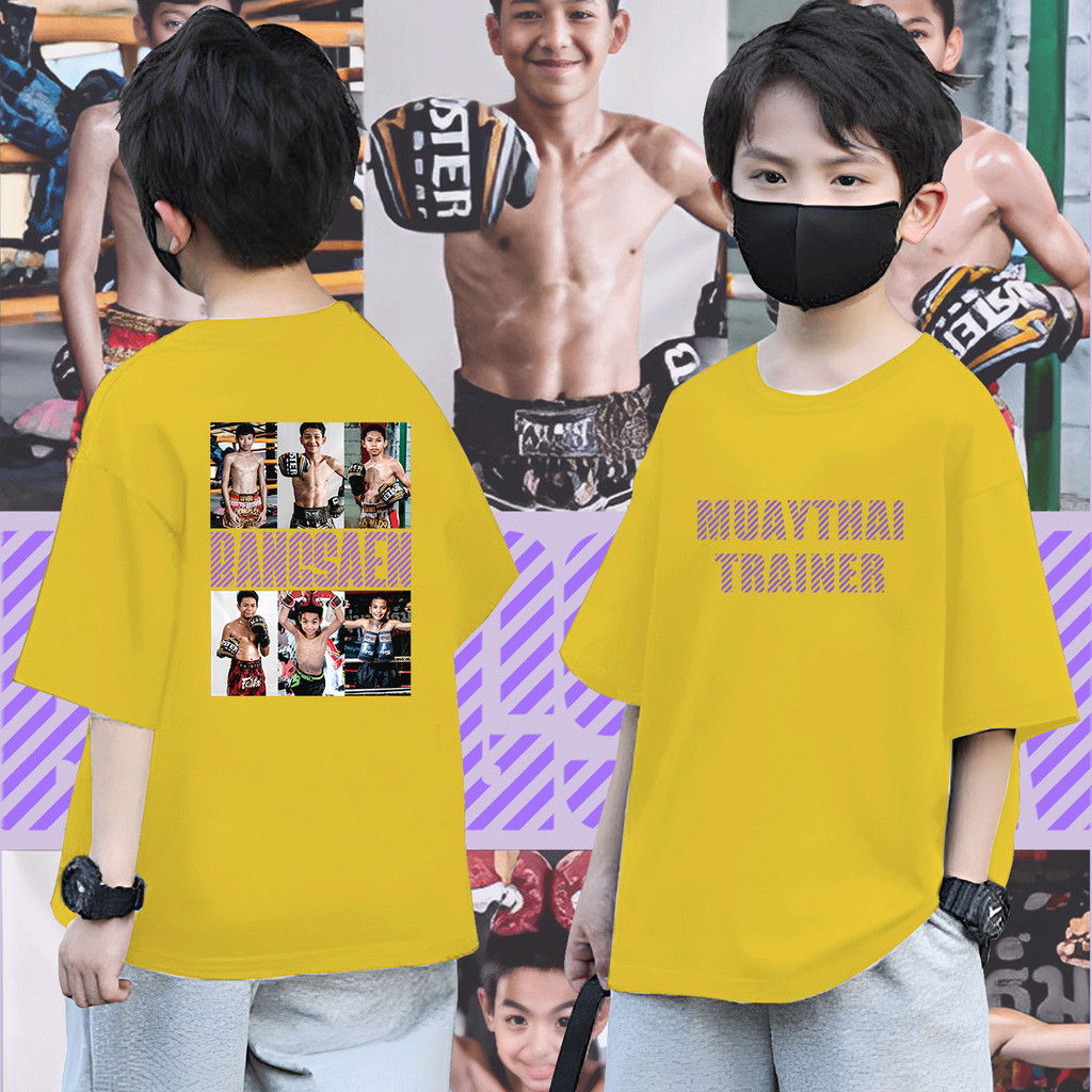 NEW เสื้อยืดเด็ก Bangsaen Fightclub 2025 Children's T-shirt มีหลายสไตล์ให้เลือก เสื้อนักมวยค่ายบางแส