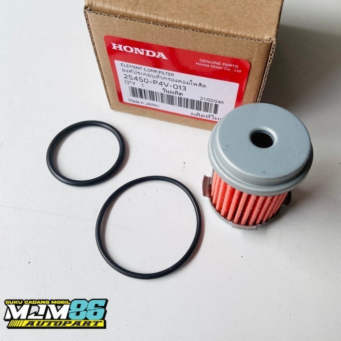 ELEMENT COMP FILTER CVT 25450-P4V-013 MOBILIO BRIO JAZZ GK5 HRV HONDA JAPAN