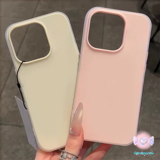 🎀จัดส่งในพื้นที่🎀เคสเยลลี่โปร่งใสสองในหนึ่ง หอยเจลสีที่โปร่งใส สำหรับiPhone16 15 13 12 11 6 7 8 Plus Pro Promax X XS XR