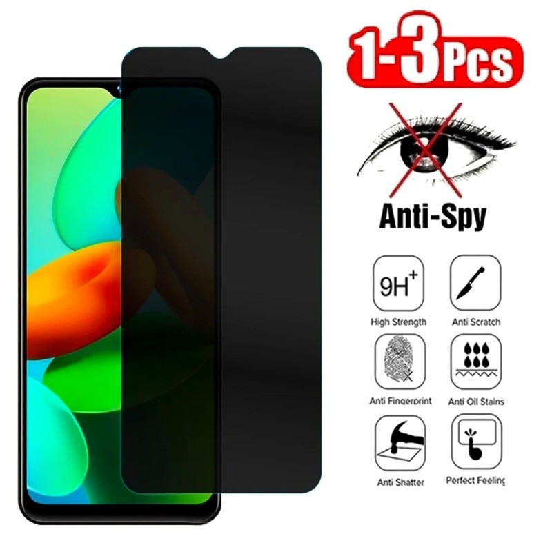 สําหรับ T-Mobile Revvlry + 1-3 ชิ้น 9H Clear กระจกนิรภัยความเป็นส่วนตัวโทรศัพท์ป้องกันหน้าจอสําหรับ 