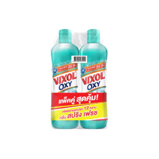 Vixol วิกซอล ออกซี่ ผลิตภัณฑ์ล้างห้องน้ำ สปริง เฟรช 700 มล. แพ็คคู่