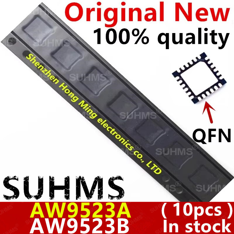 (10 ชิ้น) 100% ใหม่ AW9523B AW9523BTQR AW9523A AW9523ATQR QFN-24