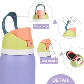 MELODYGOODS1FJ ฝาทดแทนสําหรับ Owala Freesip, No Water Leakage BPA-Free One Button Bottle Top, Water Bottle Accessories for Owala Freesip Outdoor