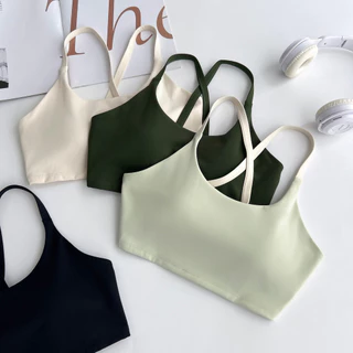 YOGATRUTH สปอร์ตบรารองรับทรงดี ออกแบบสำหรับโยคะและพิลาทิส ระบายอากาศได้ดี
