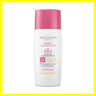 Srichand Sunlution Rosia Ultra Protection Serum Sunscreen SPF50+ PA++++ 40ml ศรีจันทร์ เซรั่มกันแดดเนื้อบางเบา.