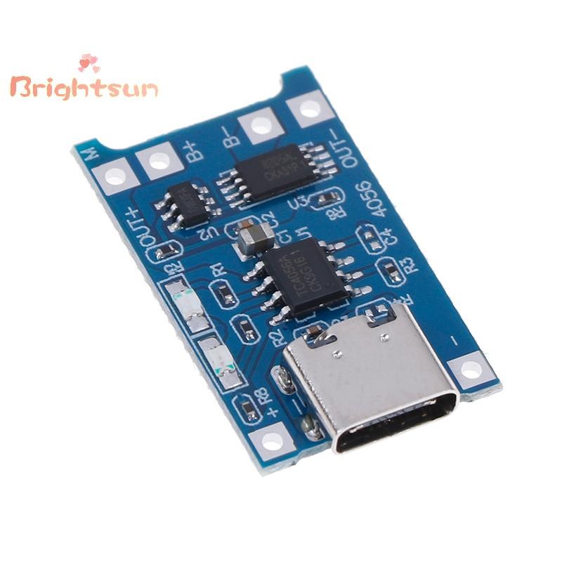 [BT-t] Type-C TP4056 18650 แบตเตอรี่ลิเธียมชาร์จบอร์ด 5V 1A โมดูลป้องกันใหม่