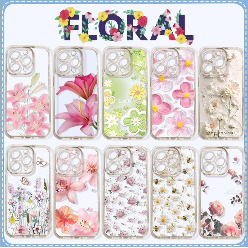 ดอกไม้เคสโทรศัพท์สําหรับ Huawei P30 Pro Honor 90 Lite X9A X9B X8B X7B 20 Nova 3i 5T 7i 6SE 7SE 9SE Y