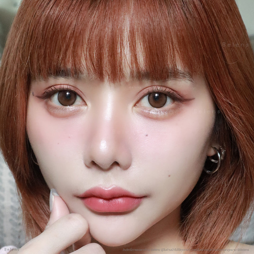 💥แถมตลับ food grade - รุ่น Lala (Brown) คอนแทคเลนส์ //มีส่งด่วน🚚